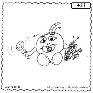 srab 00027 baby rassel schnuller kleinkind alien