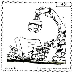 srab 00031 schrottgreifer sperrmuell berufseinsatz alien