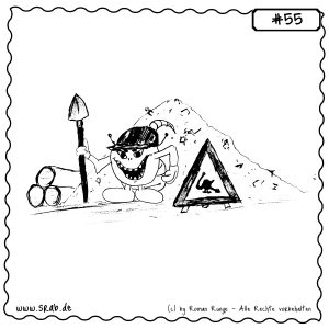 srab 00055 bauarbeiter schaufel baustelle sicherheitshelm