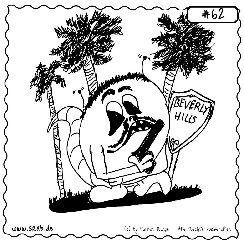 srab 00062 beverly hills cop satire alien mit pistole