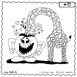 srab 00093 giraffe liebe tierfreund herzchen sachkunde