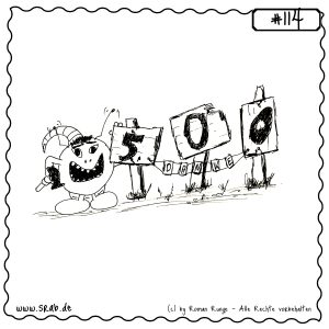 srab 00114 500 jubilaeum hammer danke meilenstein