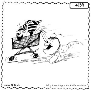 srab 00133 einkaufswagen rennen spielen kinder wettkampf