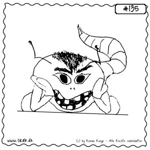 srab 00135 liegen grinsen schleimen ausruhen zuschauen