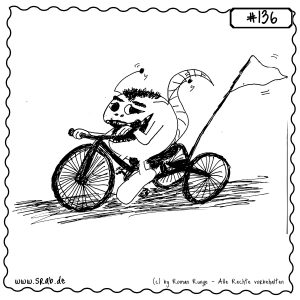 srab 00136 fahrrad dreirad kinder spielen fahne sport