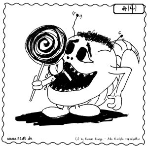 srab 00141 lolli suessigkeiten zunge schlecken kinderspass