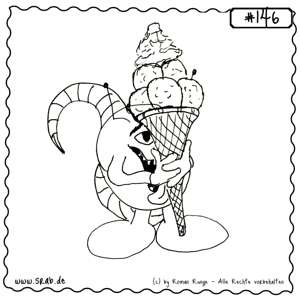 srab 00146 rieseneis eisbecher sommer kinder dessert