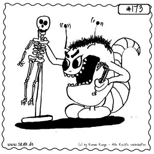 srab 00173 biologie skelett anatomie unterricht