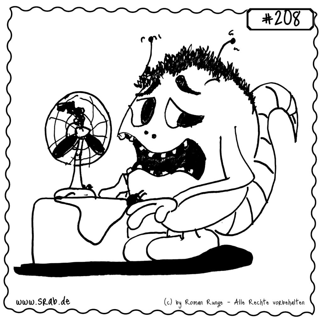 srab 00208 hitze ventilator sommer schmelzen