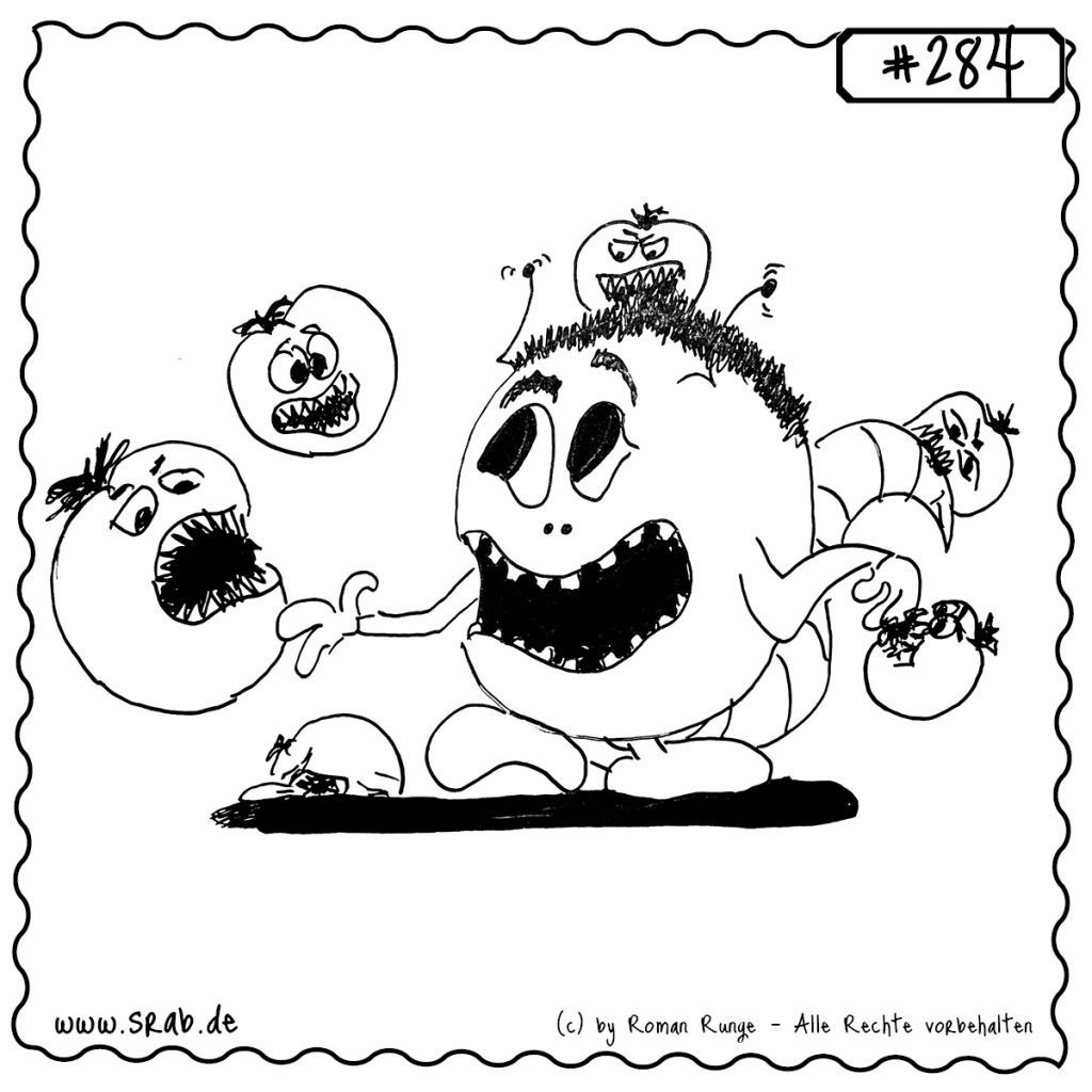 srab 00284 angriff der killertomaten film parodie tomaten angst