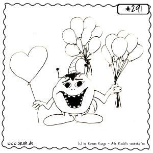 srab 00291 luftballon herz party geburtstag liebe