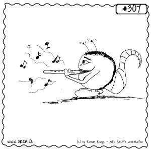 srab 00307 floete musik noten blasen hobby kunst