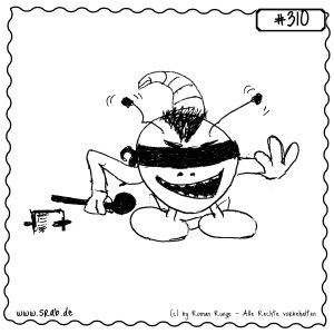 srab 00310 topfschlagen spiel kind geburtstag blind verkleidet