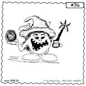 srab 00316 zauberer magie kugel stab hut fantasy