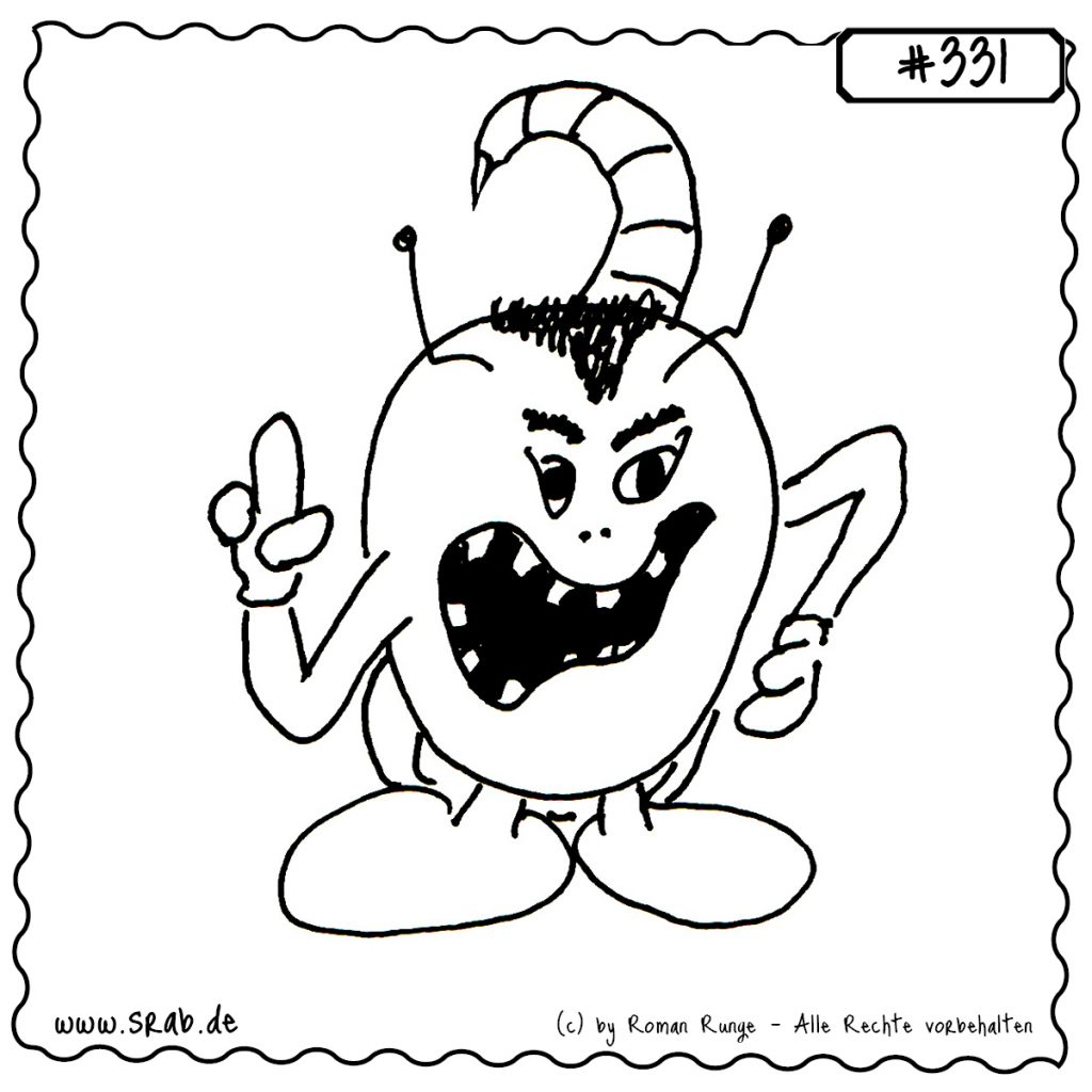 srab 00331 schlaumeyer wissen besserwisser finger hoch