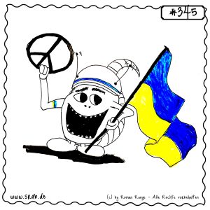 srab 00345 frieden ukraine flagge peace helm symbol