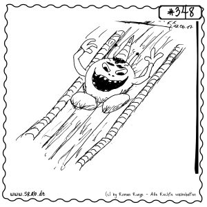 srab 00348 rutsche wasserrutsche spass spielen kindheit