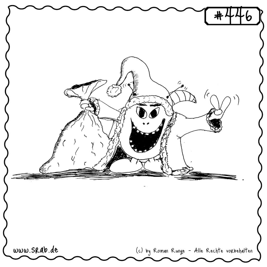 srab 00446 weihnachtsmann geschenke peace frohes fest