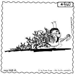 srab 00460 weihnachten tannenbaum faellen axt alien