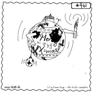 srab 00461 weihnachten kugel kerze xmas alien