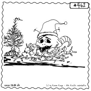 srab 00462 weihnachten lichterkette verheddert alien