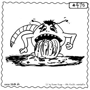 srab 00475 zum kotzen krank uebel kotze alien