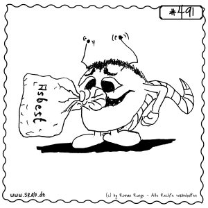 srab 00491 asbest tuete lunge giftig krankheit gefahr