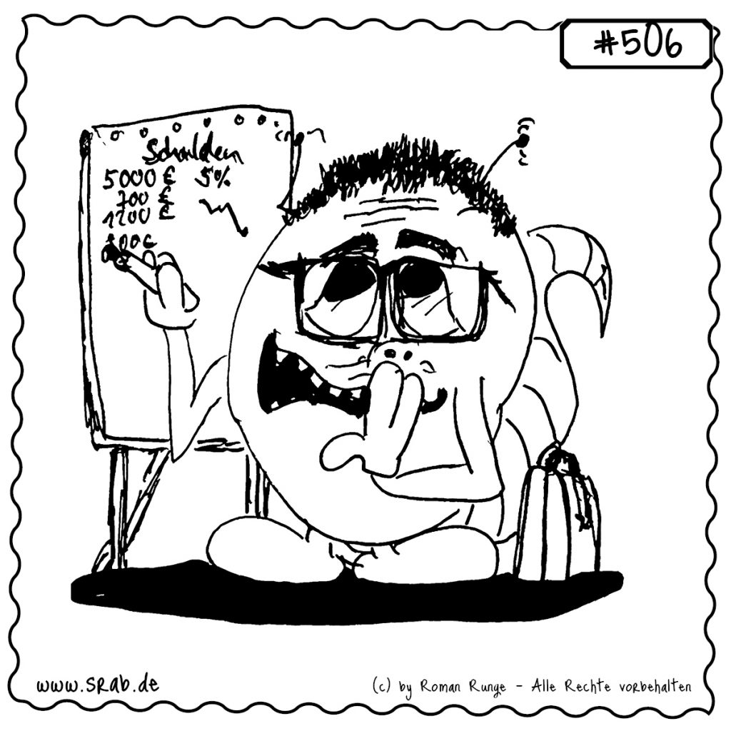 srab 00506 schulden flipchart zwegat brille schulfach wirtschaft