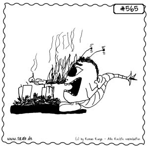 srab 00565 adventskranz in flammen unfall mit streichholz