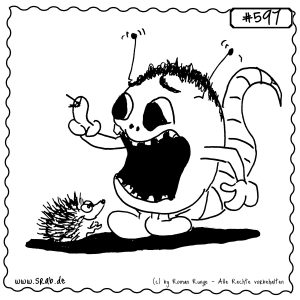 srab 00597 igel stachel aua fail