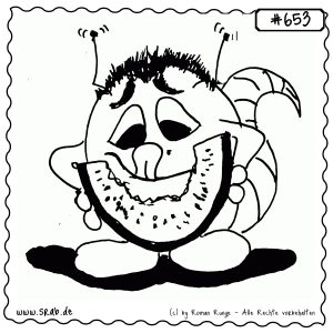 srab 00653 melone essen sommer lecker obst