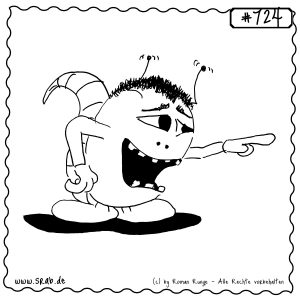 srab 00724 auslachen zeigefinger schadenfreude