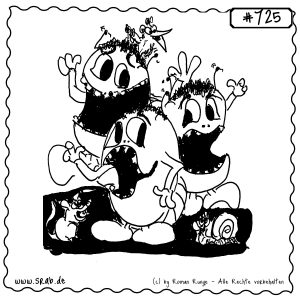 srab 00725 lachen feier trio jubel tiere