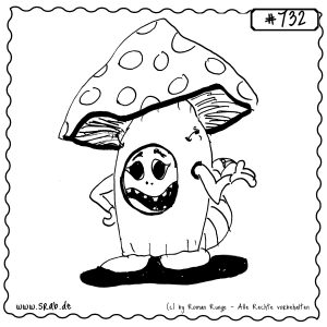 srab 00732 pilz kostuem fasching