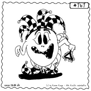 srab 00767 kasper clown hofnarr muetze gloeckchen scherz
