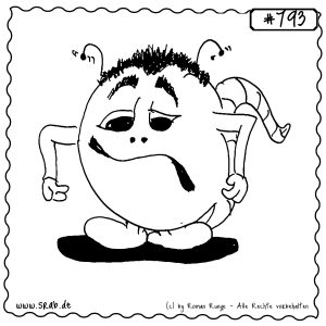 srab 00793 traurig muede verzweifelt kein bock