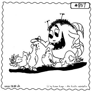 srab 00857 huehner fuetterung bauernhof landleben alien