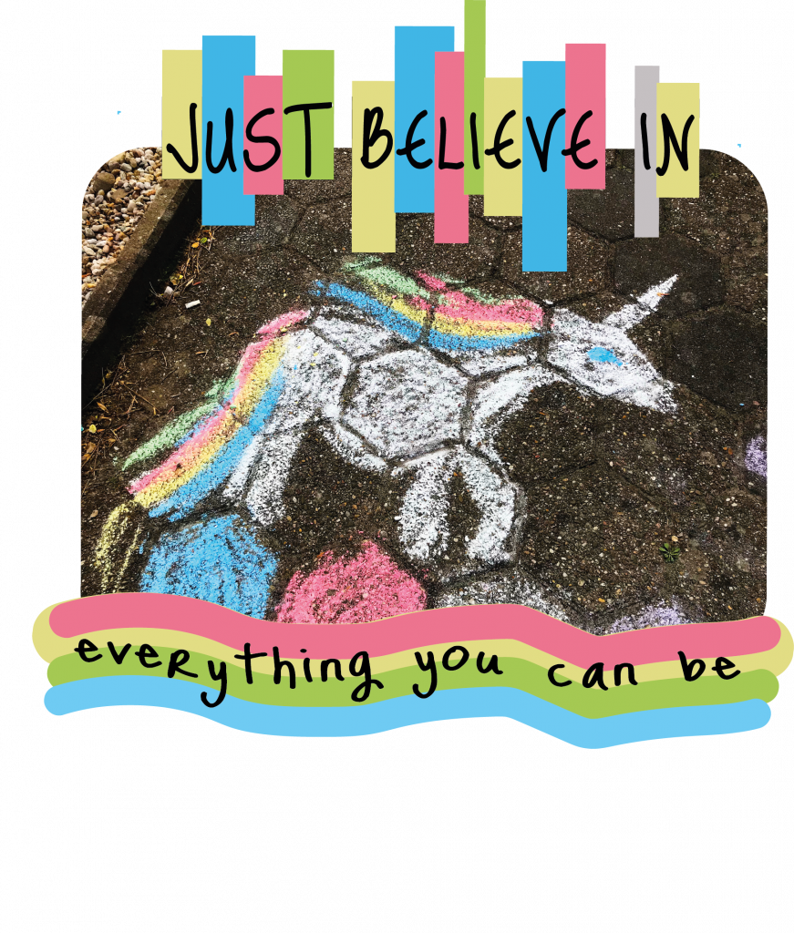 Just believe in everything you can be - Srab-Motiv für Becher, Kissen und Shirts 1 Mockup Srab Just believe in